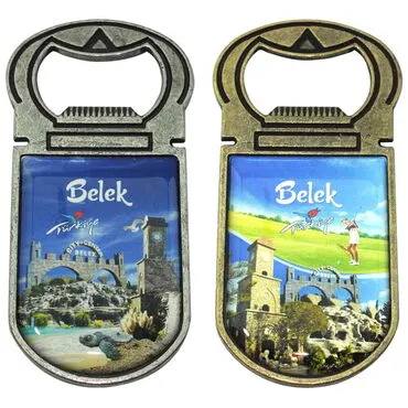 Toptan Belek Temalı Myros Metal Açacak Magnet 40x90 mm - 3