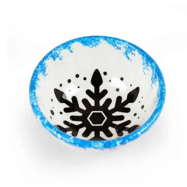 Christmas Themed Christmas Themed Turkish Ceramic Bowl Set Of 3 pcs - Standart - 4