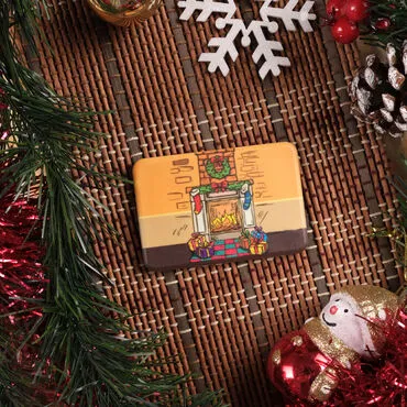 Christmas Themed Customised UV Printed Plastic Base Rectangle Fridge Magnet 80x50 mm - 9