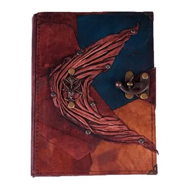 Goat Themed Large Leather Notebook - Standart - 5