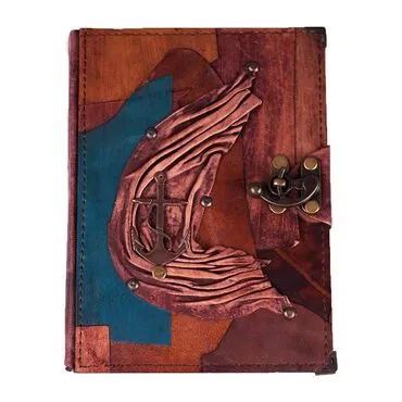 Toptan Marin Temalı Büyük Boy Deri Defter - Standart - 4