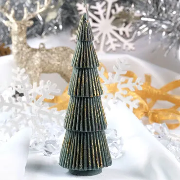 Five Tiered Pine Tree Candle