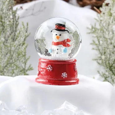 Christmas Themed Polyester Hybrid Snow Ball 45 mm