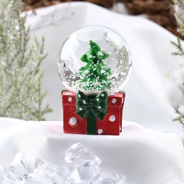 Christmas Themed Polyester Hybrid Snow Ball 45 mm - 5