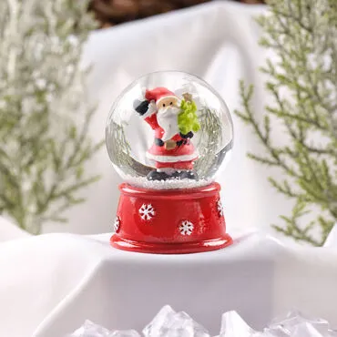 Christmas Themed Polyester Hybrid Snow Ball 45 mm - 9