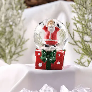 Christmas Themed Polyester Hybrid Snow Ball 45 mm - 12