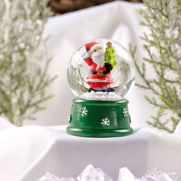 Christmas Themed Polyester Hybrid Snow Ball 45 mm - 16