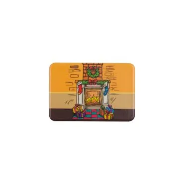 Christmas Themed Customised UV Printed Plastic Base Rectangle Fridge Magnet 80x50 mm - 16