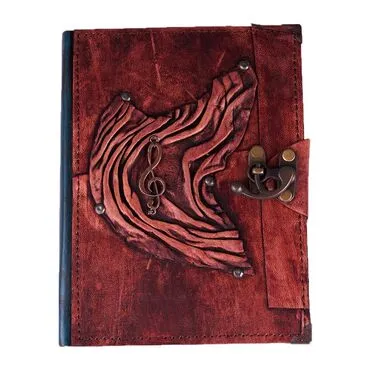 Toptan Trend Tasarım Temalı Büyük Boy Deri Defter - 9