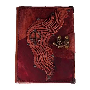 Toptan Trend Tasarım Temalı Büyük Boy Deri Defter - 11