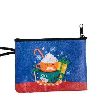 Christmas Themed Turkish Woven Wallet  113x80x8 mm - 11