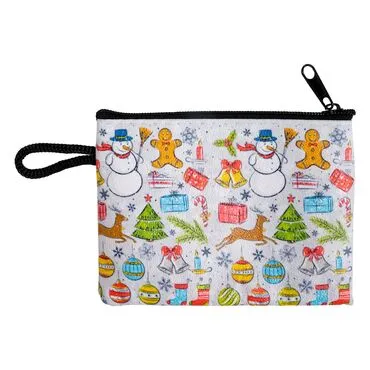 Christmas Themed Turkish Woven Wallet  113x80x8 mm - 14