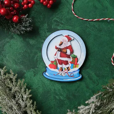 Christmas Themed Nine Christmas Magnet Set - Standart - 5