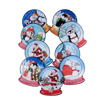 Christmas Themed Nine Christmas Magnet Set - Standart - 7