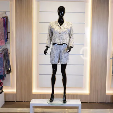 Patterned Cloth Shorts