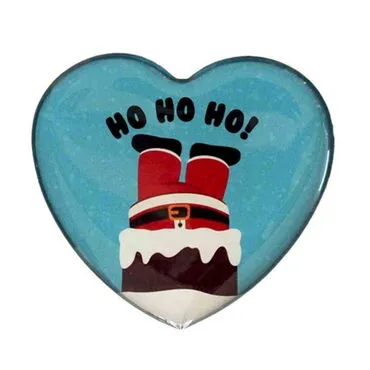 Toptan Ters Noel Baba Kalp Epoksi Magnet - Standart