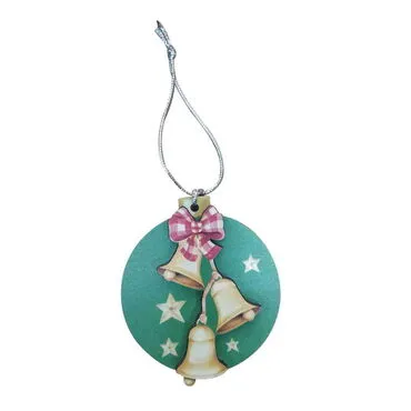 Wooden Bell Christmas Ornament - Standart