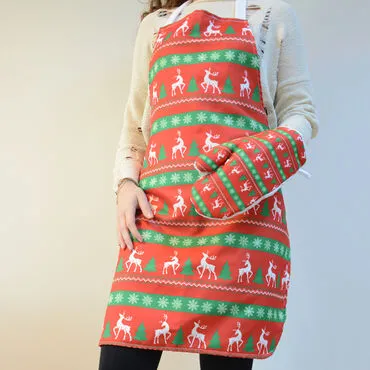 Christmas Themed Oven Set - Standart