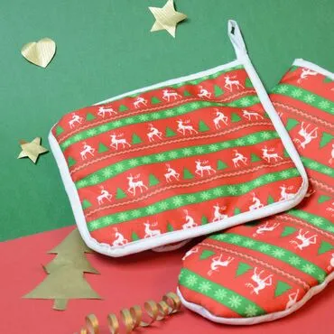Christmas Themed Customised Digital Printed Pot Holder 200x200 mm