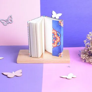 Small Dark Blue Notebook for Women's Day - Standart - 2