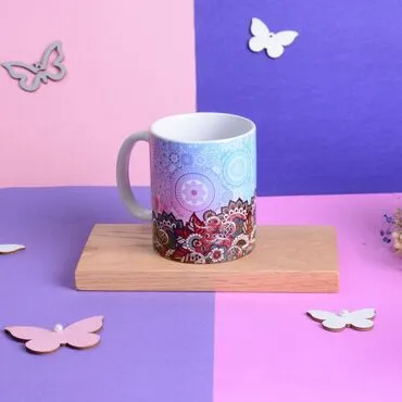 Colorful Mandala Patterned Mug Model Number 2