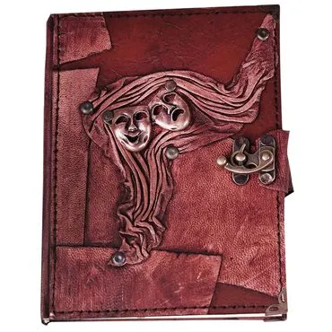 Toptan Trend Tasarım Temalı Orta Boy Deri Defter - 2