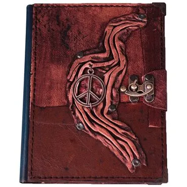 Toptan Trend Tasarım Temalı Orta Boy Deri Defter - 6