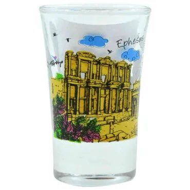 Ephesus Themed Custom Printed Shot Glass 45x70 mm - 4