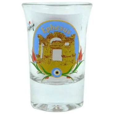 Ephesus Themed Custom Printed Shot Glass 45x70 mm - 5