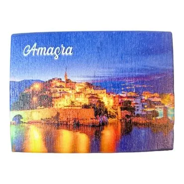 Toptan Amasra Temalı Uv Baskılı Kontra Magnet 93x68 mm