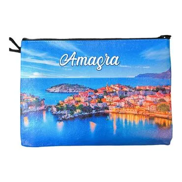 Amasra Themed Turkish Woven Wallet 215x155x8 mm