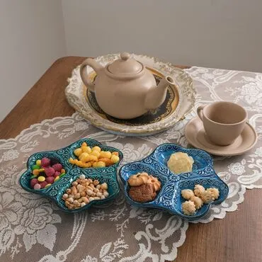 Toptan Turkuaz 3 Lü Kalp Çerezli̇k  - 6