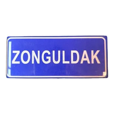 Zonguldak Themed Epoxy Dome Panaromic Souvenir Fridge Magnet 120x50 cm - 3