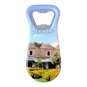 Tekirdag Themed Customised Uv Printed  Plastic Base Plastic Base Bottle Opener 95x43 mm - 3