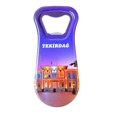 Tekirdag Themed Customised Uv Printed  Plastic Base Plastic Base Bottle Opener 95x43 mm - 5