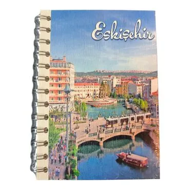 Toptan Eskişehir Temalı Ahşap Kapaklı Defter 120x170 mm - 4