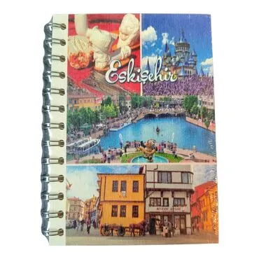 Toptan Eskişehir Temalı Ahşap Kapaklı Defter 120x170 mm - 5