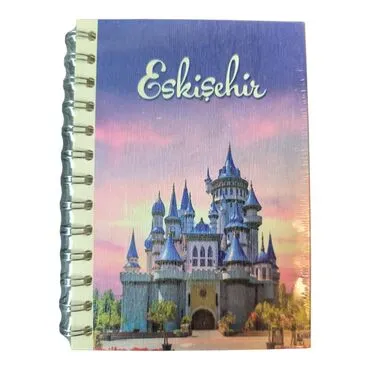Toptan Eskişehir Temalı Ahşap Kapaklı Defter 120x170 mm - 6