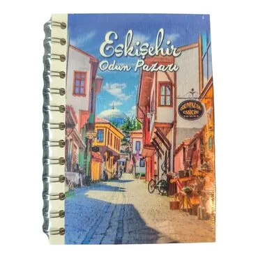 Toptan Eskişehir Temalı Ahşap Kapaklı Defter 120x170 mm - 7