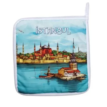 Toptan İstanbul Temalı Myros Dijital Baskı Tutamaç 200x200 mm - 6