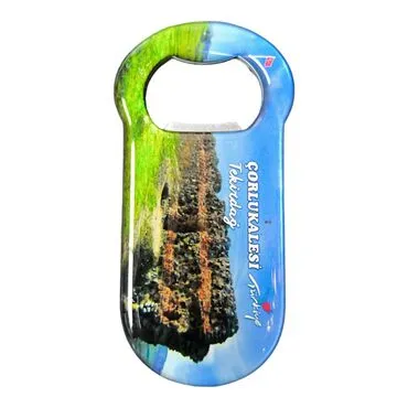 Tekirdag Themed Customizable Metal Magnetic Bottle Opener 90x45 mm - 3