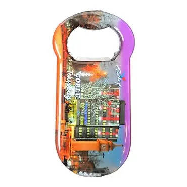 Tekirdag Themed Customizable Metal Magnetic Bottle Opener 90x45 mm - 4