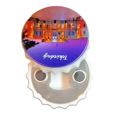 Tekirdag Themed Customised UV Printed Bottle Cap Shaped Plastic Base Bottle Opener 58x15 mm - 3