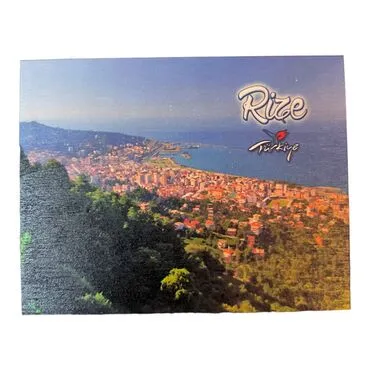 Toptan Rize Temalı Myros Ahşap Kartpostal 116x150 mm - 3