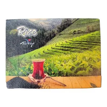 Toptan Rize Temalı Myros Ahşap Kartpostal 116x150 mm - 9