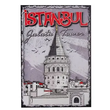 Istanbul Themed Wooden Customised Door Sign Board 200x290 Mm - 19