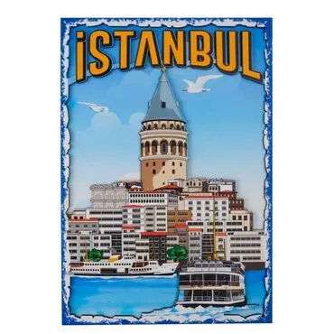Istanbul Themed Wooden Customised Door Sign Board 200x290 Mm - 20