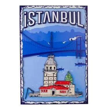 Istanbul Themed Wooden Customised Door Sign Board 200x290 Mm - 21