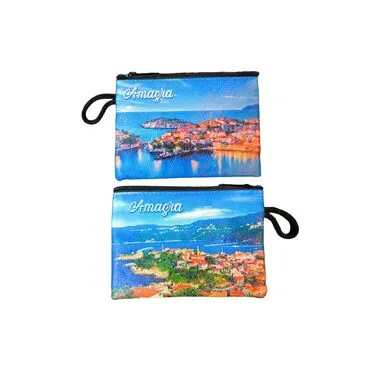 Amasra Themed Turkish Woven Wallet  113x80x8 mm - 3