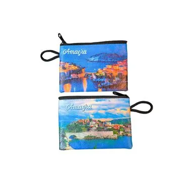 Amasra Themed Turkish Woven Wallet  113x80x8 mm - 4